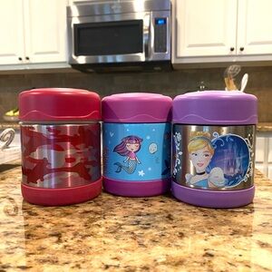 3 Thermos Brand Keep Warm Food in Lunchbox